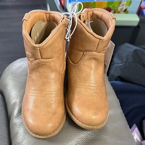 Kohl's Kids Brown Western Ankle Boots